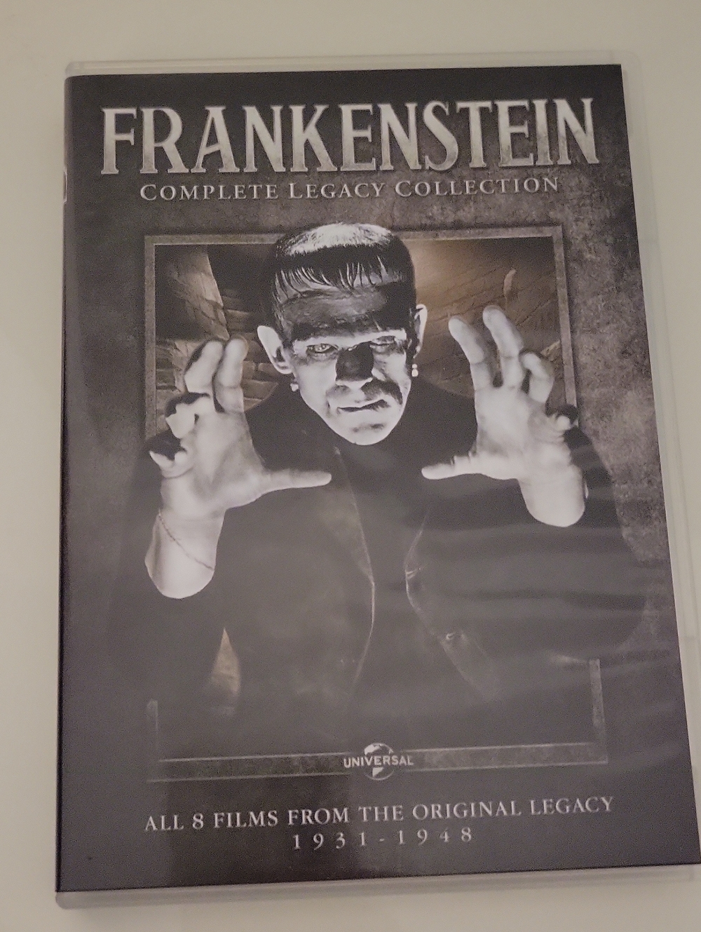 Universal Frankenstein Complete Legacy Collection - Black & White Cover